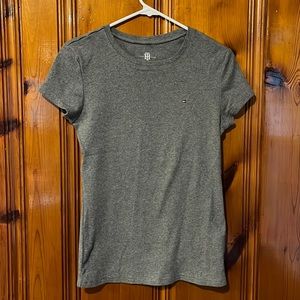Grey Tommy Hilfiger Favorite Crewneck T-Shirt